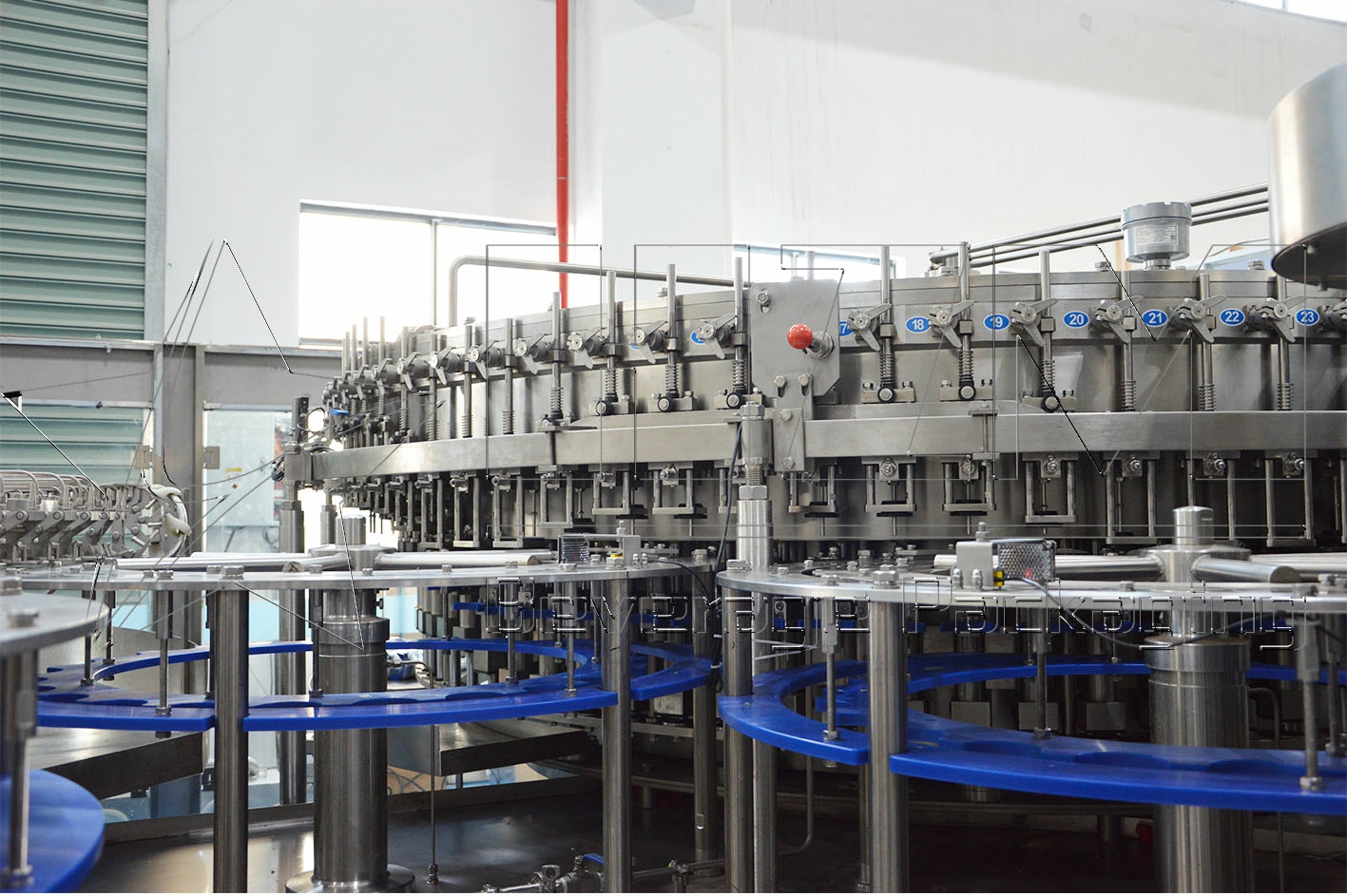 40 Valves Automatic Dry Aseptic Filling Machine