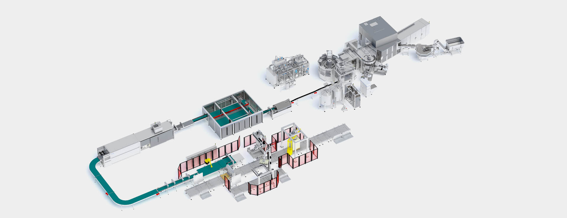 Automated Production Line for Carbonated Beverages