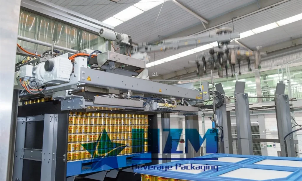 The Application of Automatic Palletizing Machines in Beverage Production Lines